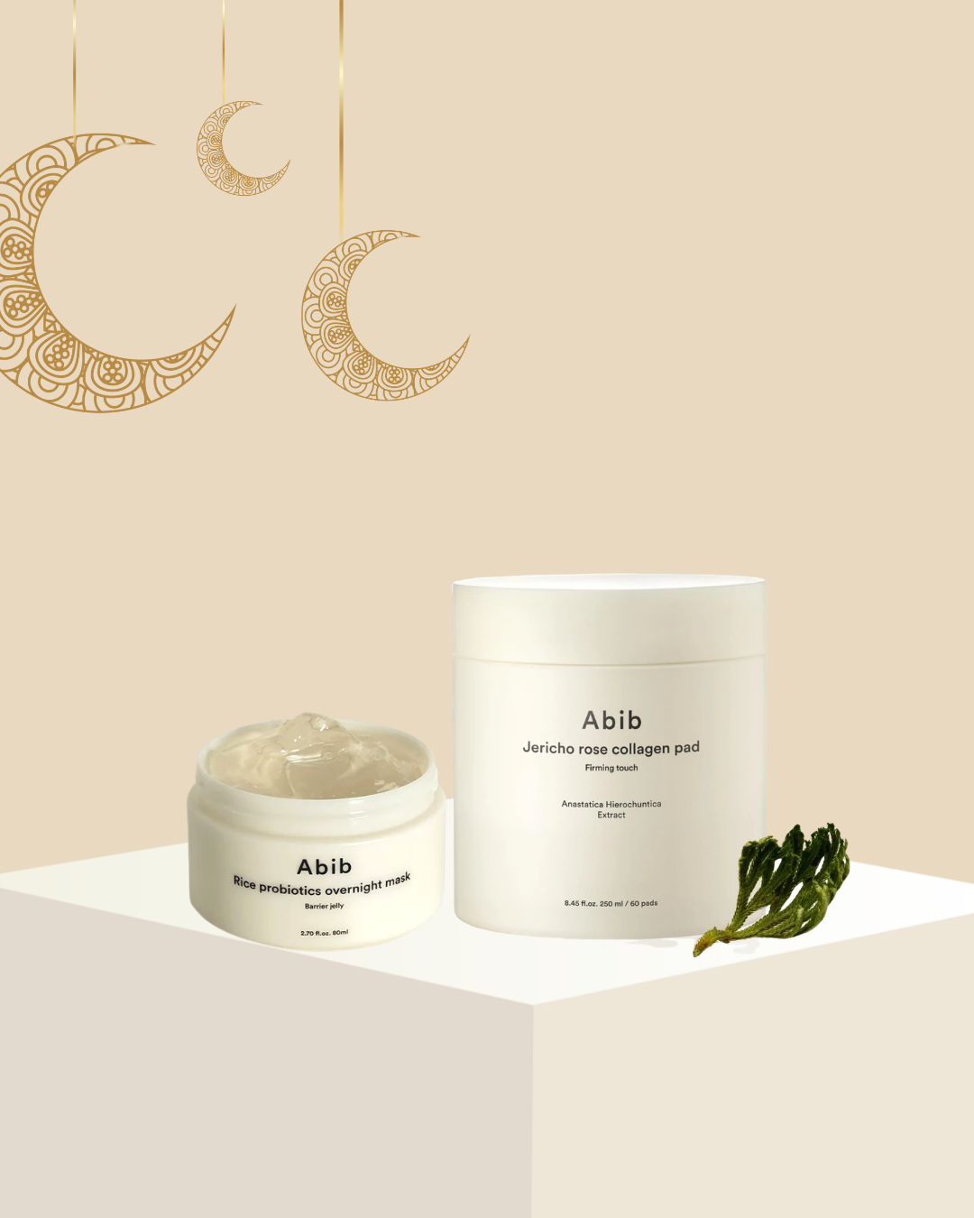 ABIB Jericho Rose Collagen Pad Firming Touch (60 Pads) + Rice Probiotics Overnight Mask Barrier Jelly